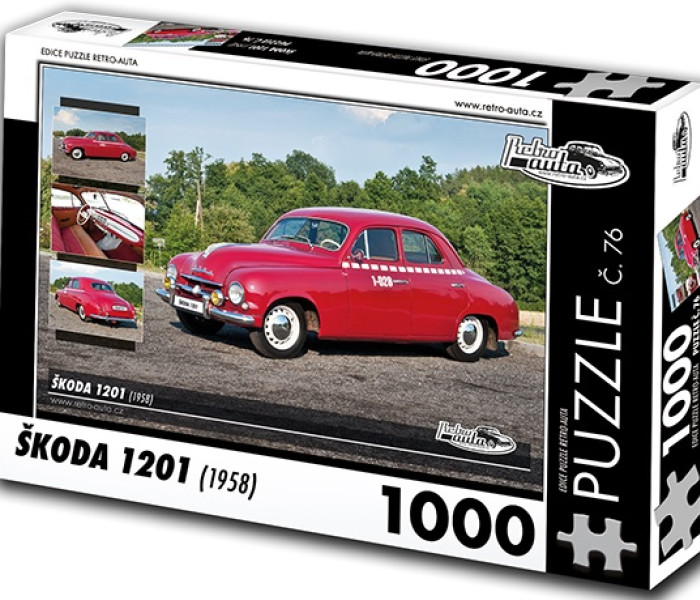 Puzzle - Retro-auta - Puzzle Skoda 1201 (1958)