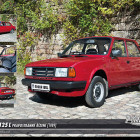 Puzzle - Retro-auta - Puzzle Skoda 125 L (1989)