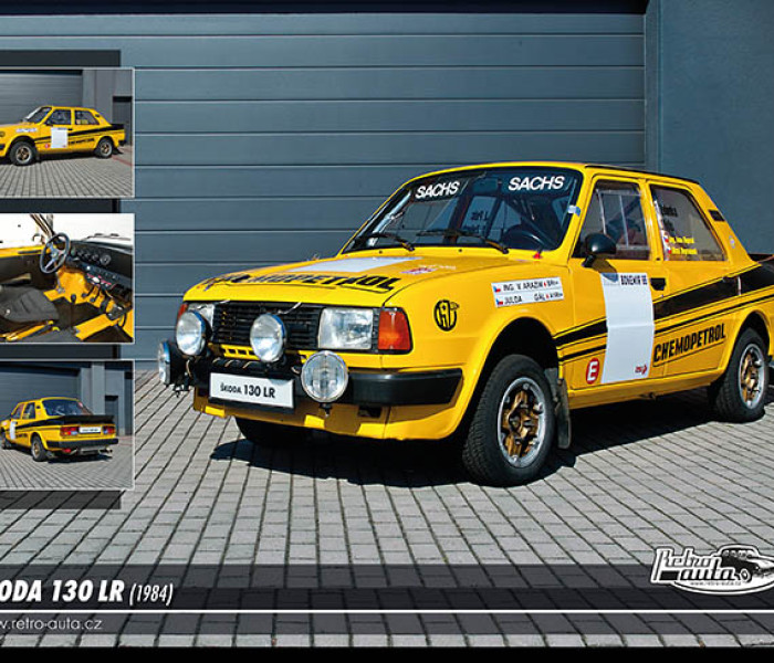 Puzzle - Retro-auta - Puzzle Skoda 130 LR (1984)