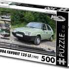 Puzzle - Retro-auta - Puzzle Skoda Favorit 135 LS (1988)