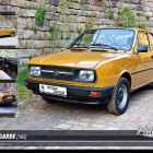 Puzzle - Retro-auta - Puzzle Skoda Garde (1983)