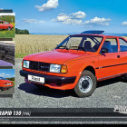 Puzzle - Retro-auta - Puzzle Skoda Rapid 130 (1986)