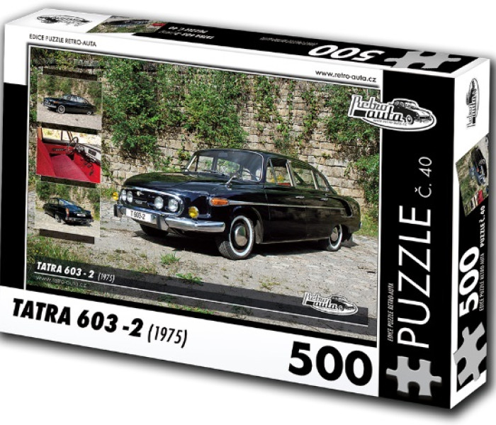 Puzzle - Retro-auta - Puzzle Tatra 603 - 2 (1975)