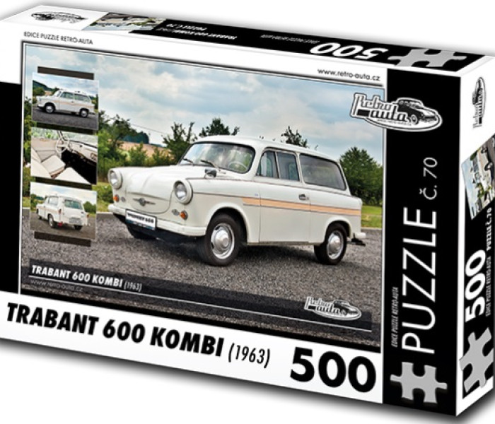 Puzzle - Retro-auta - Puzzle Trabant 600 Kombi (1963)