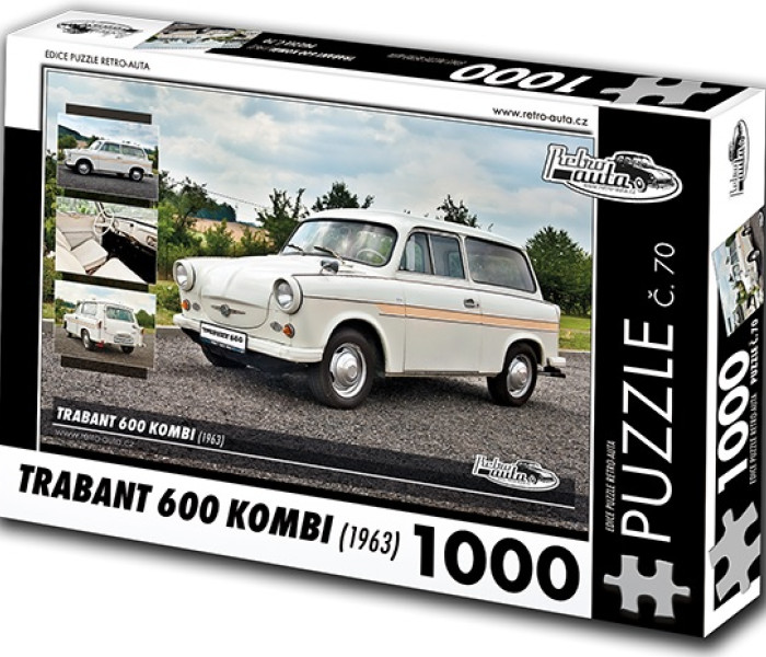 Puzzle - Retro-auta - Puzzle Trabant 600 Kombi (1963)