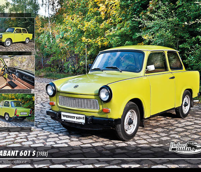 Puzzle - Retro-auta - Puzzle Trabant 601 S (1988)