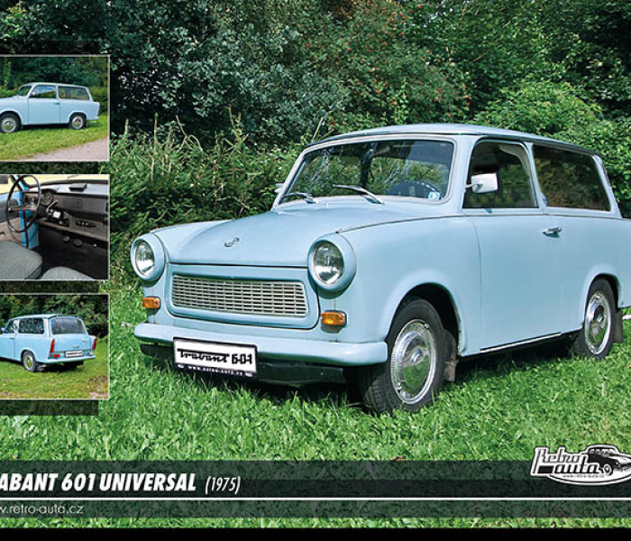 Puzzle - Retro-auta - Puzzle Trabant 601 Universal (1975)