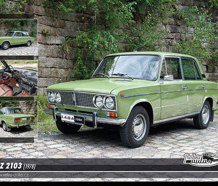 Puzzle - Retro-auta - Puzzle VAZ 2103 (1978)
