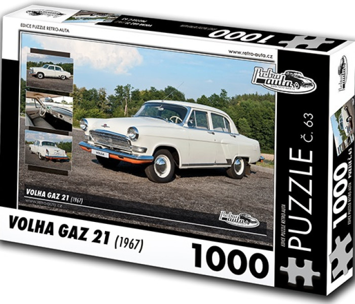 Puzzle - Retro-auta - Puzzle Volha GAZ 21 (1967)