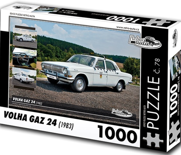 Puzzle - Retro-auta - Puzzle Volha GAZ 24 (1983)