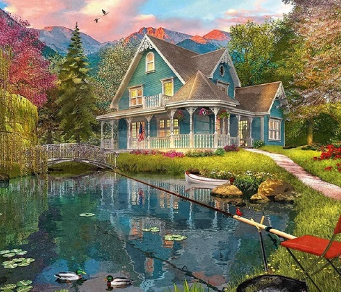 Puzzle - Schmidt - Nyaraló a tónál