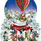 Puzzle - Sunsout - Karácsonyi léggömb