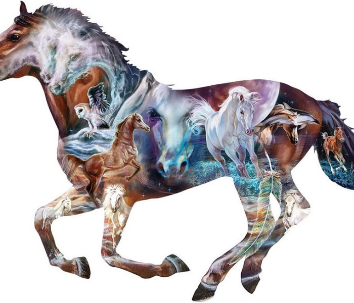 Puzzle - Sunsout - Titokzatos ló