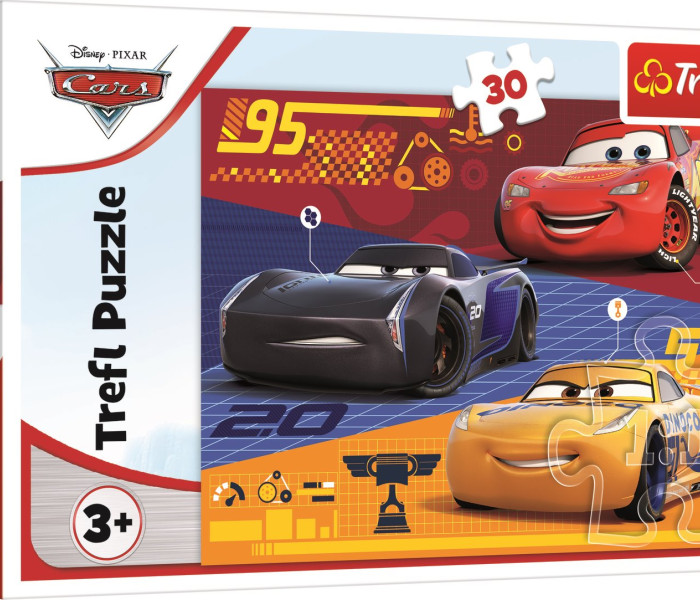 Puzzle - Trefl - Cars - a verseny előtt