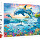 Puzzle - Trefl - Delfin család