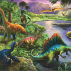 Puzzle - Trefl - Dinoszauruszok