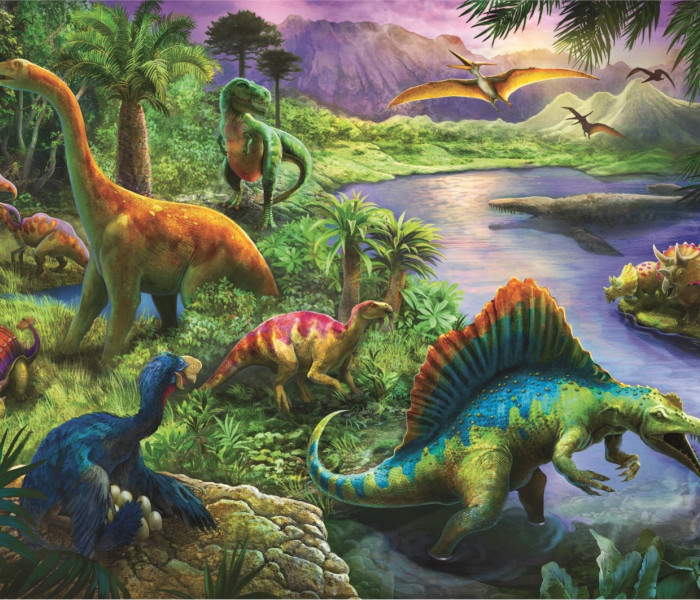 Puzzle - Trefl - Dinoszauruszok