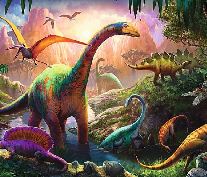 Puzzle - Trefl - Dinoszauruszok