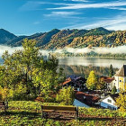 Puzzle - Trefl - Schliersee-tó, Németország - Panoramatikus Puzzle