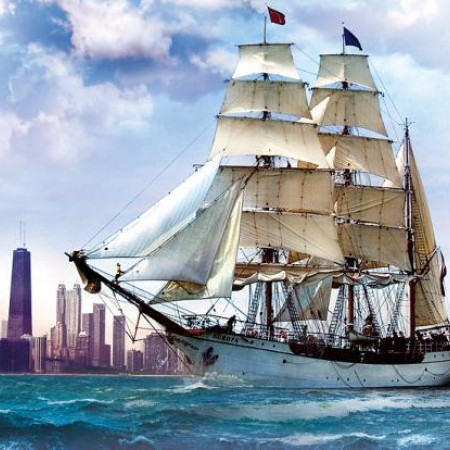 Vitorláshajó Chicagóban