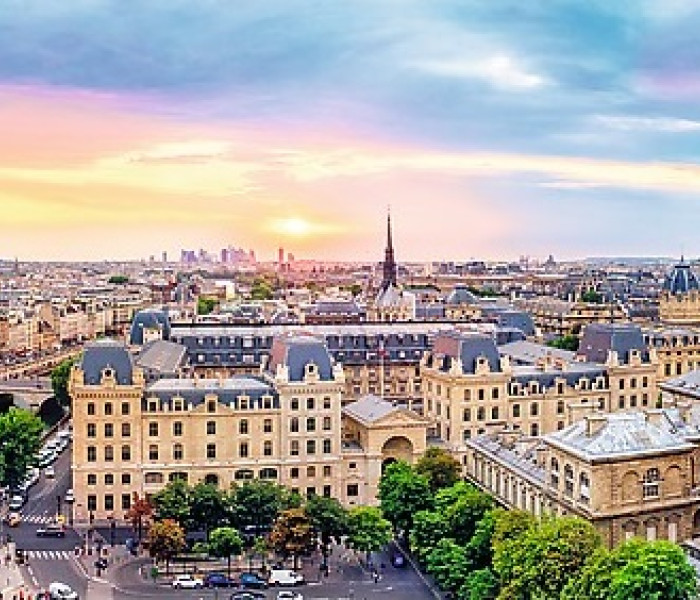 Puzzle - Trefl - Notre-Dame katedrális látképe - Panoramatikus Puzzle