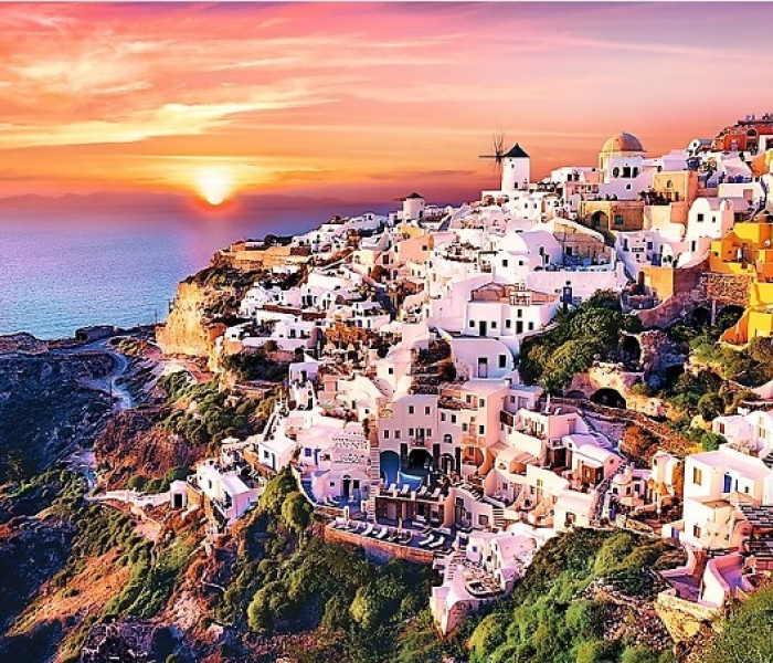 Puzzle - Trefl - Santorini napnyugtakor