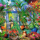 Puzzle - Trefl - Rejtett kert