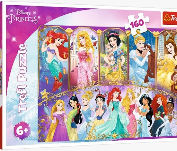 Puzzle - Trefl - A hercegnők csodálatos világa
