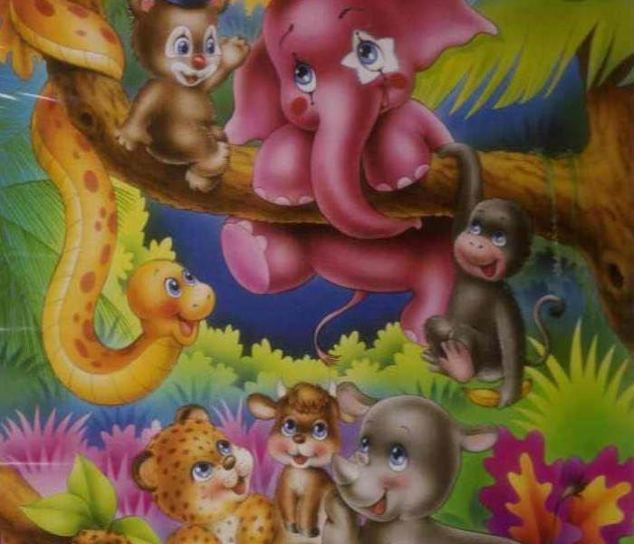 Puzzle -  - Vidám dzsungel - pihenés