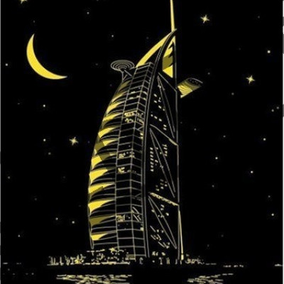 Burj al Arab - Világító kirakós